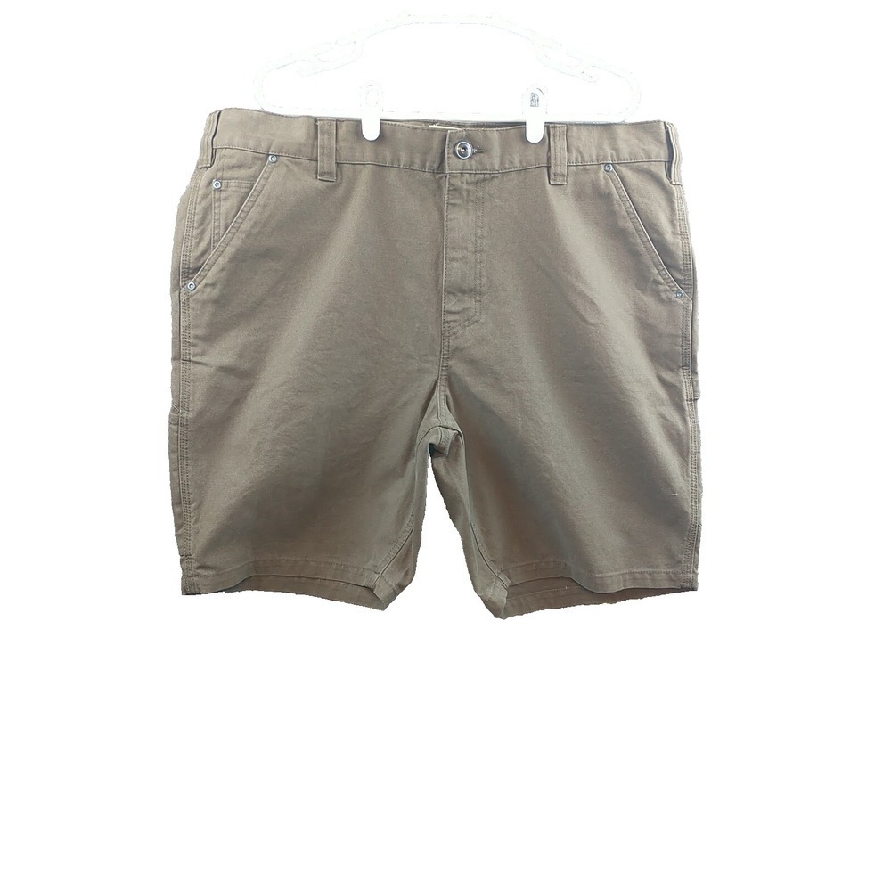 Red Head Brand Co Mens Brown Canvas Carpenter Utility Shorts Size 42 RH Canvas
